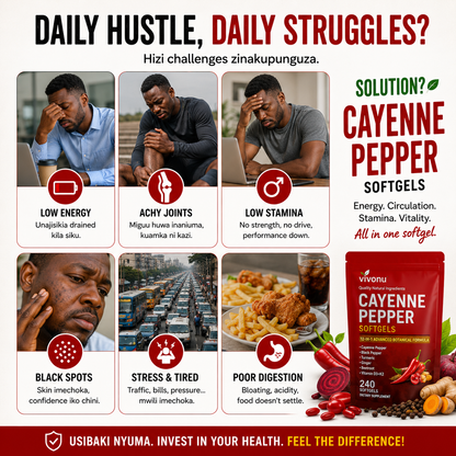 Cayenne Pepper Softgels - 100% Natural