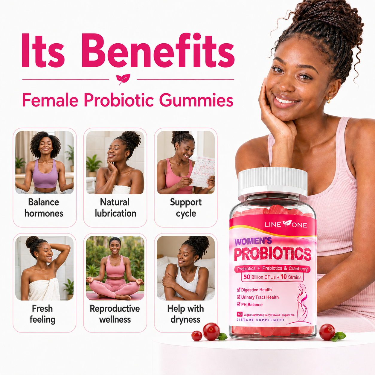 Female Probiotic Gummies - 100% Safe