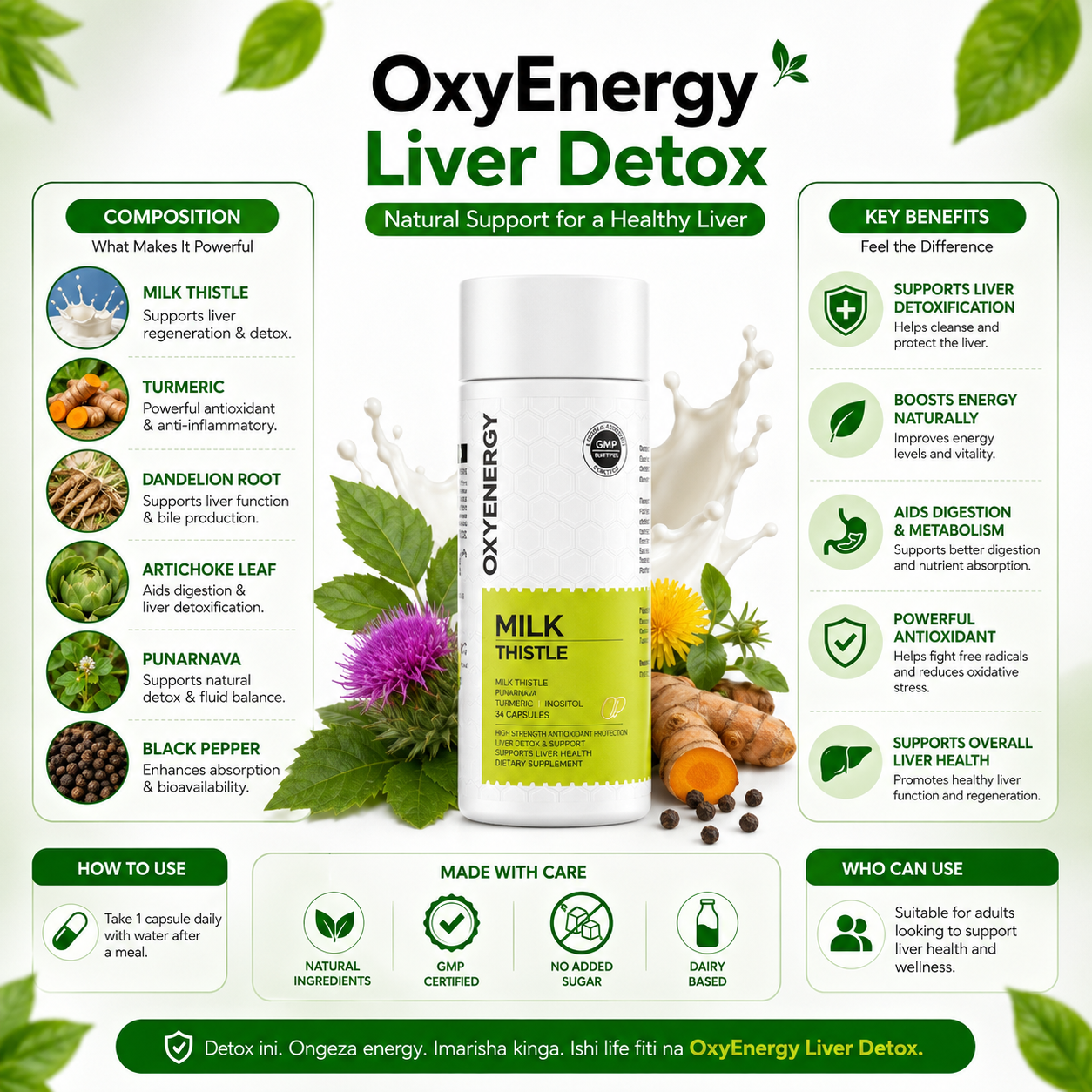 OxyEnergy Liver Detox Natural