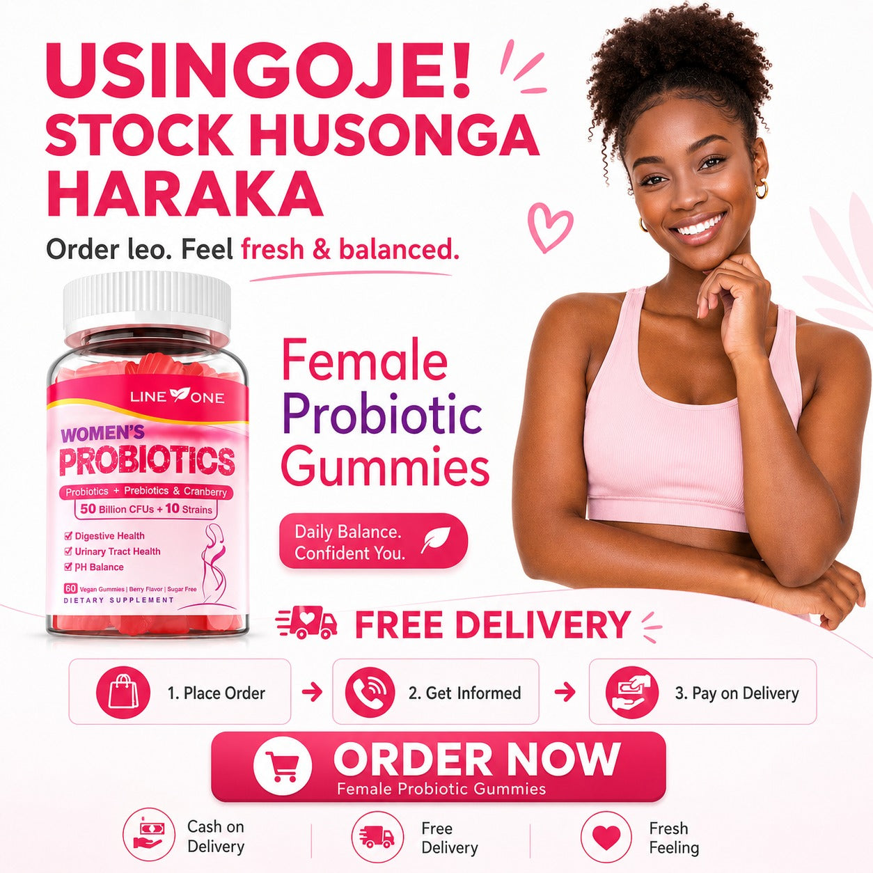 Female Probiotic Gummies - 100% Safe
